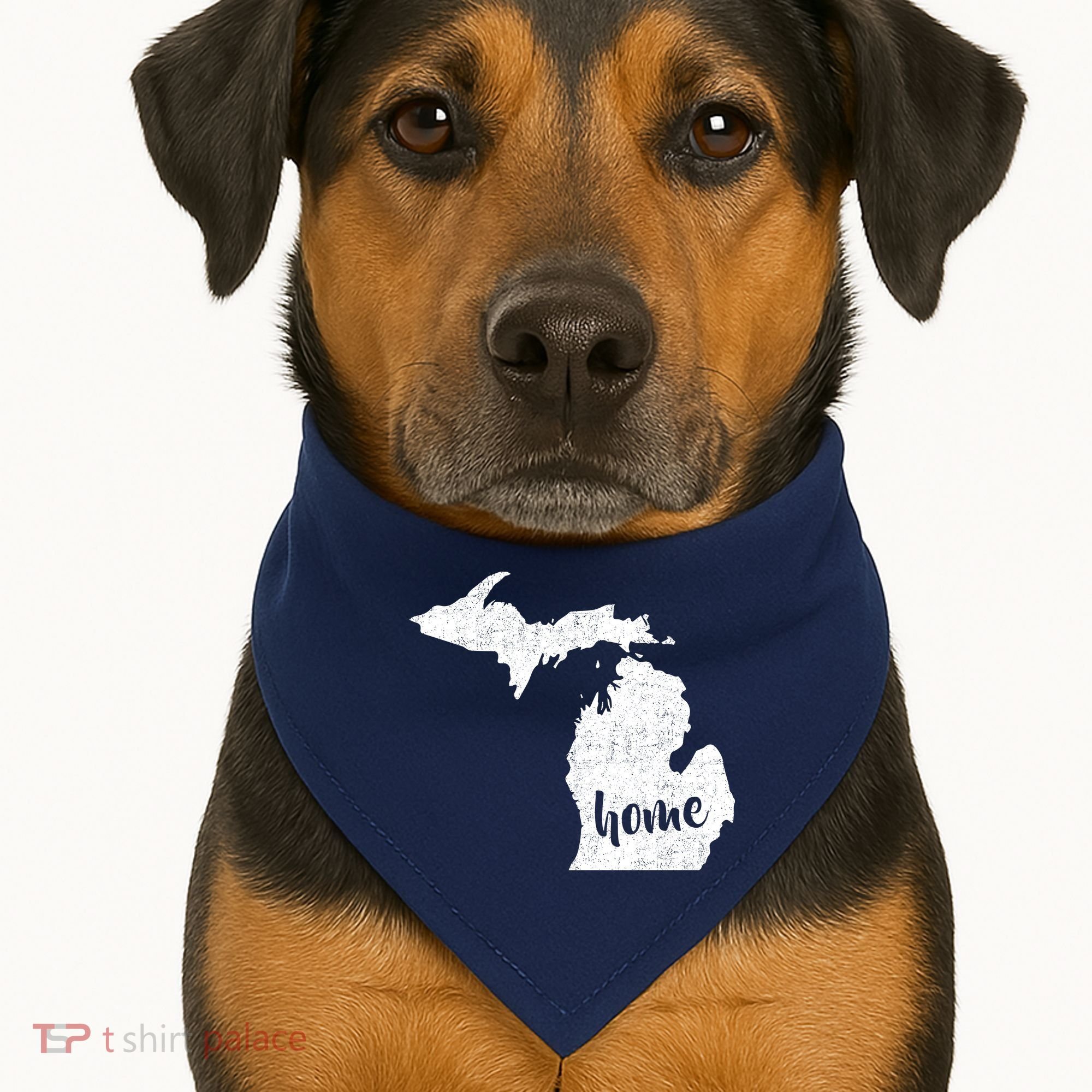 Michigan Home State USA-Made Doggie Bandana