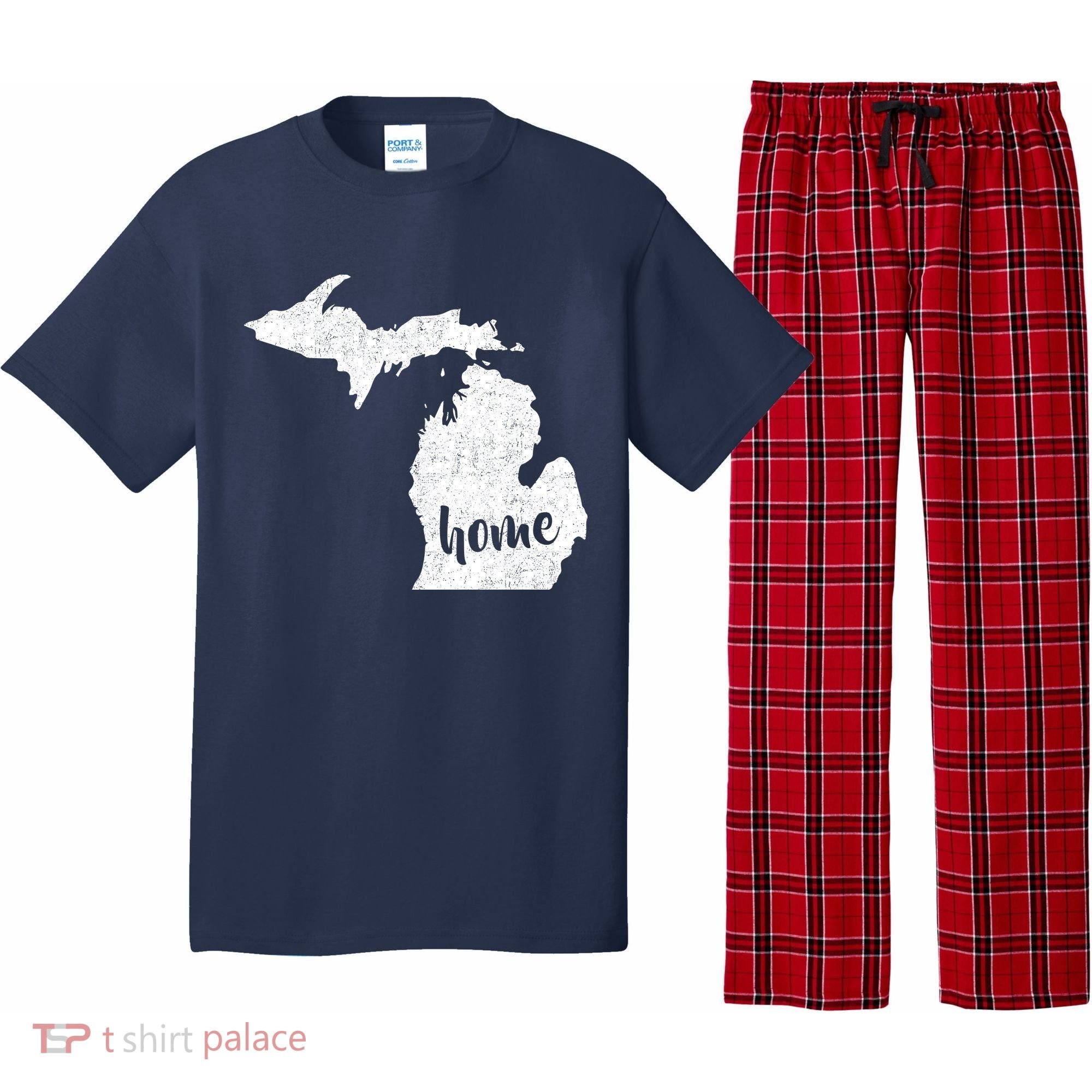 Michigan Home State Pajama Set