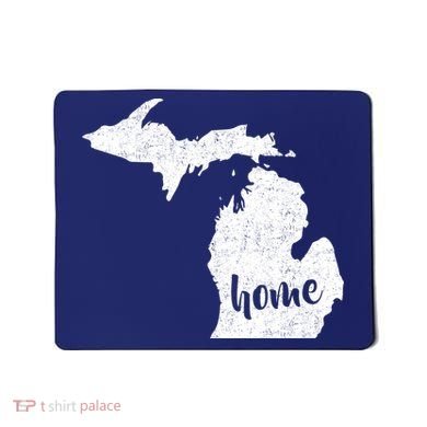 Michigan Home State Mousepad