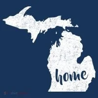 Michigan Home State Baby Bodysuit thumb 2