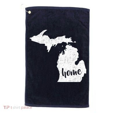 Michigan Home State Golf Towel