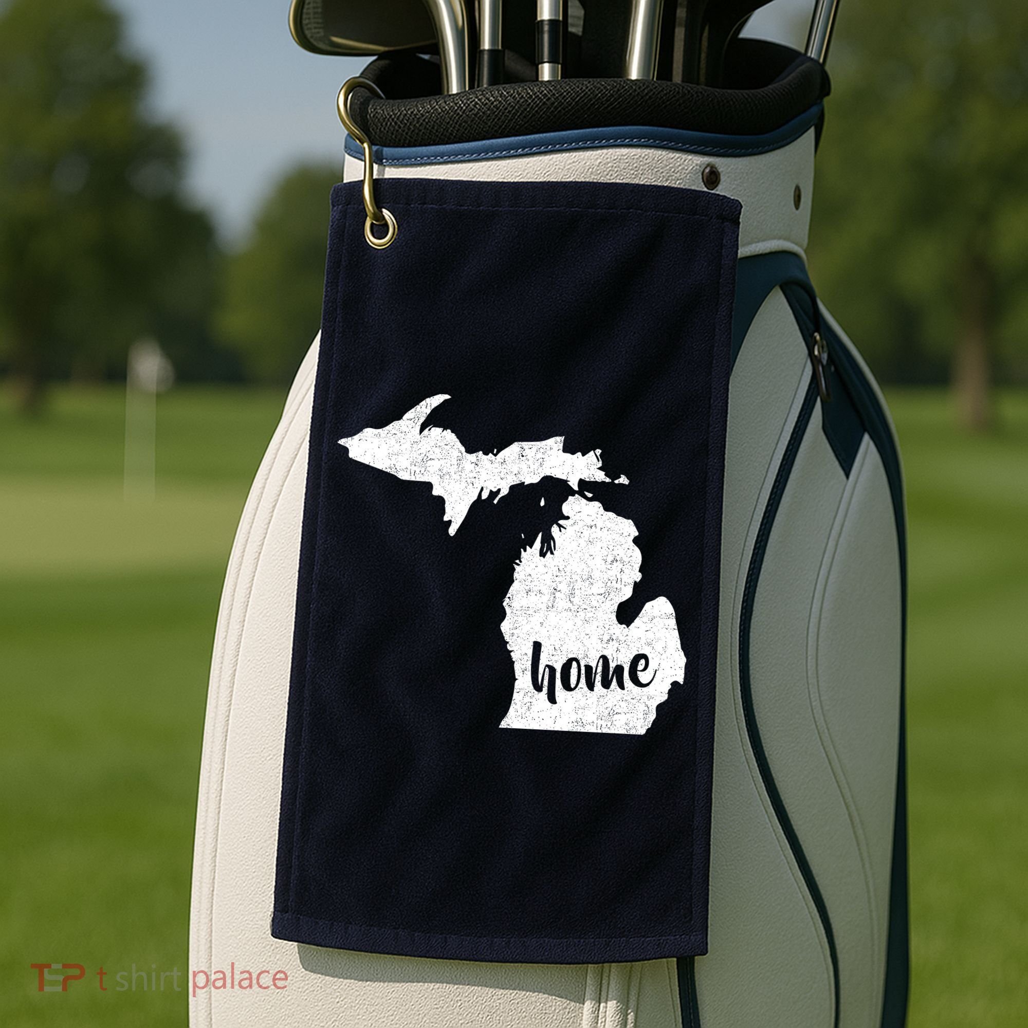 Michigan Home State Golf Towel