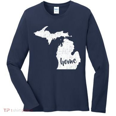 Michigan Home State Women's Long Sleeve Shirt