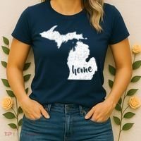Michigan Home State Women's T-Shirt thumb 2