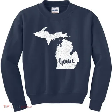 Michigan Home State Kids Sweatshirt