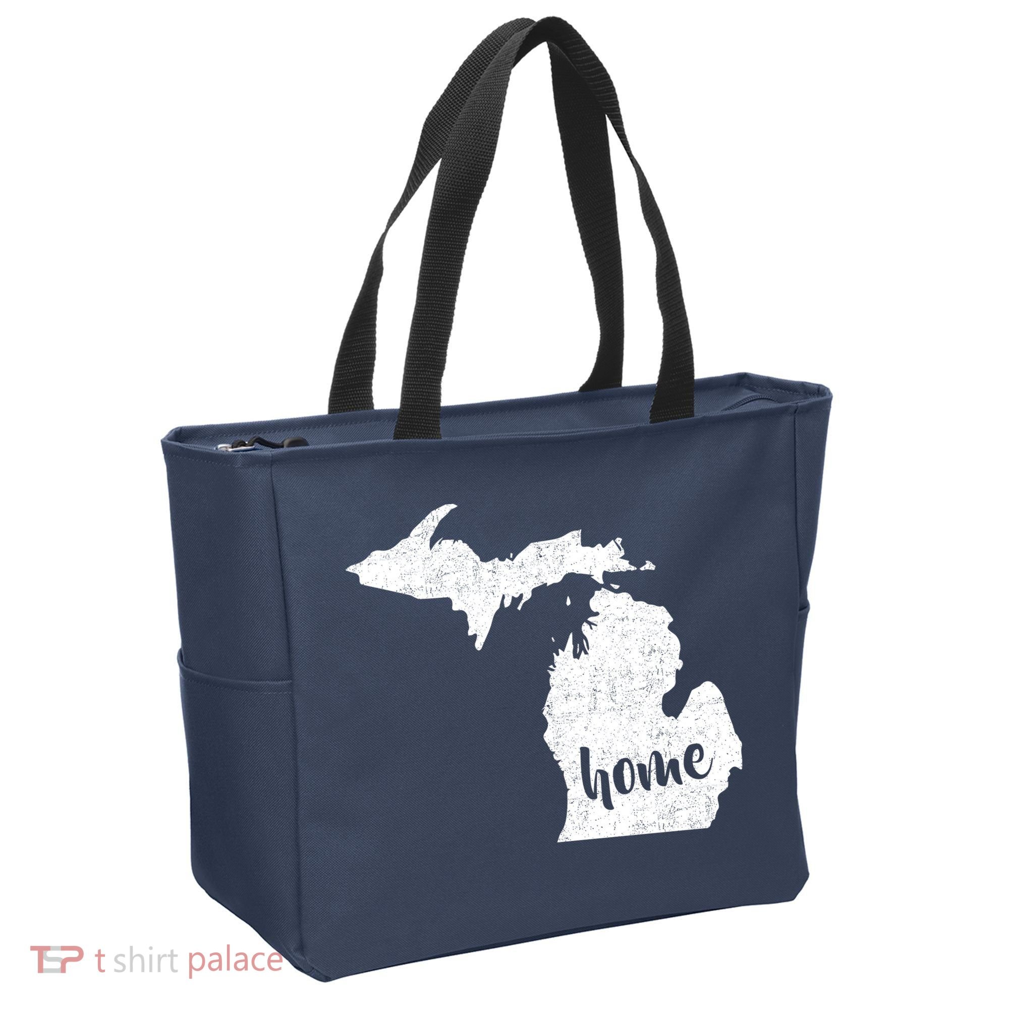 Michigan Home State Tote Bag
