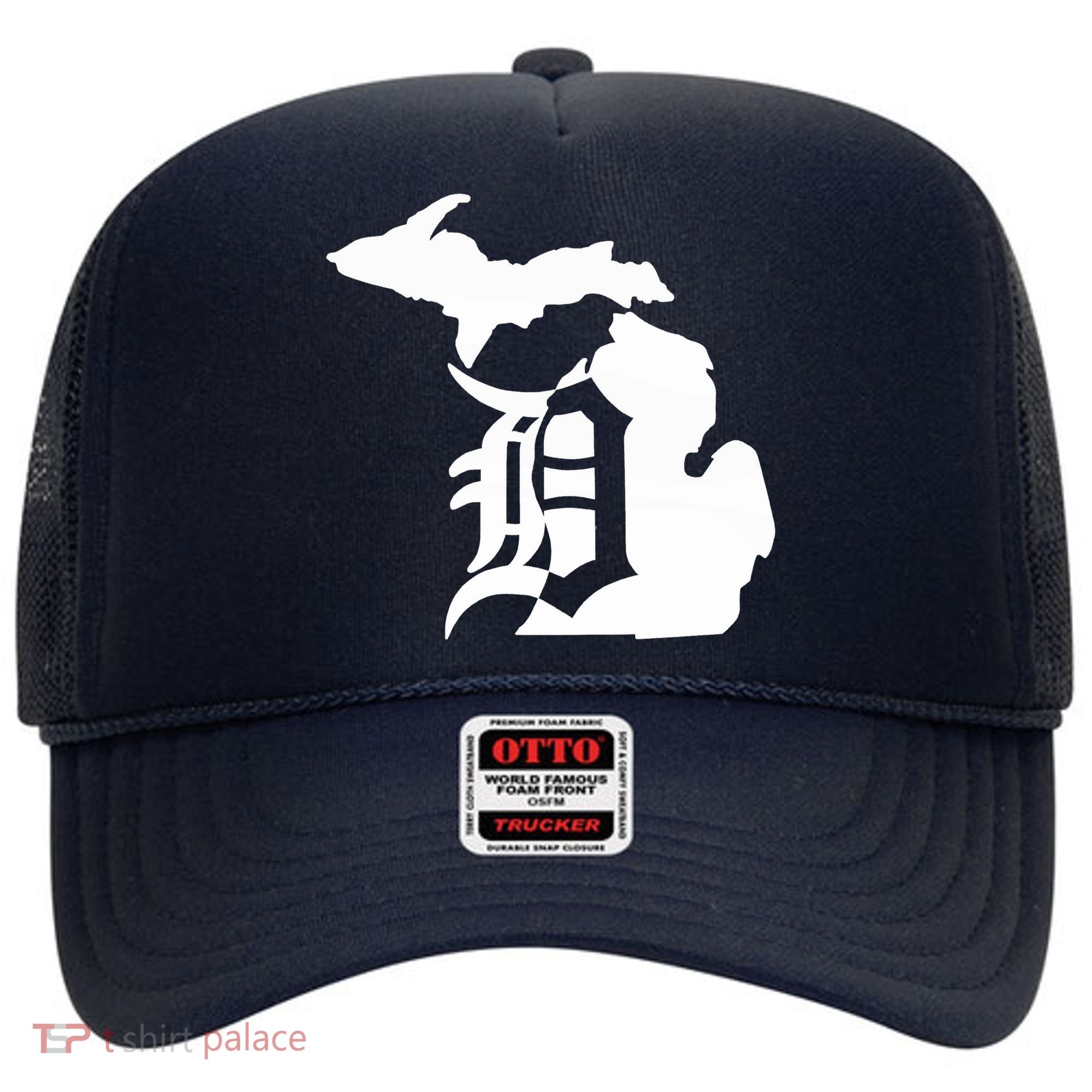 Michigan Mitten Old English D Detroit Hat