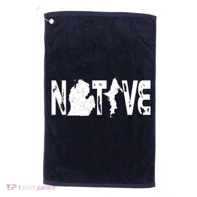 Michigan Native Golf Towel