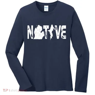 Michigan Native Women's Long Sleeve Shirt