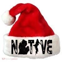 Michigan Native Santa Hat thumb 0