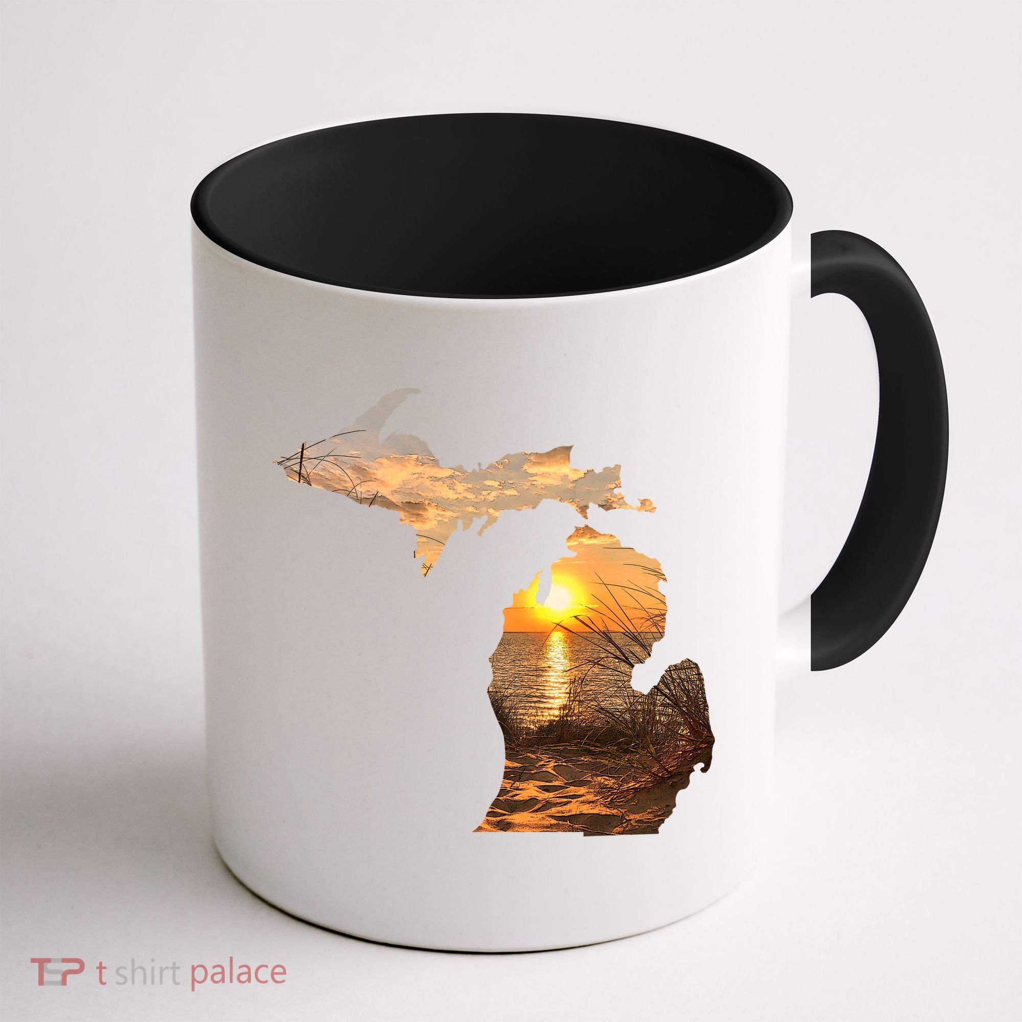 Michigan Sunset Lake Coffee Mug