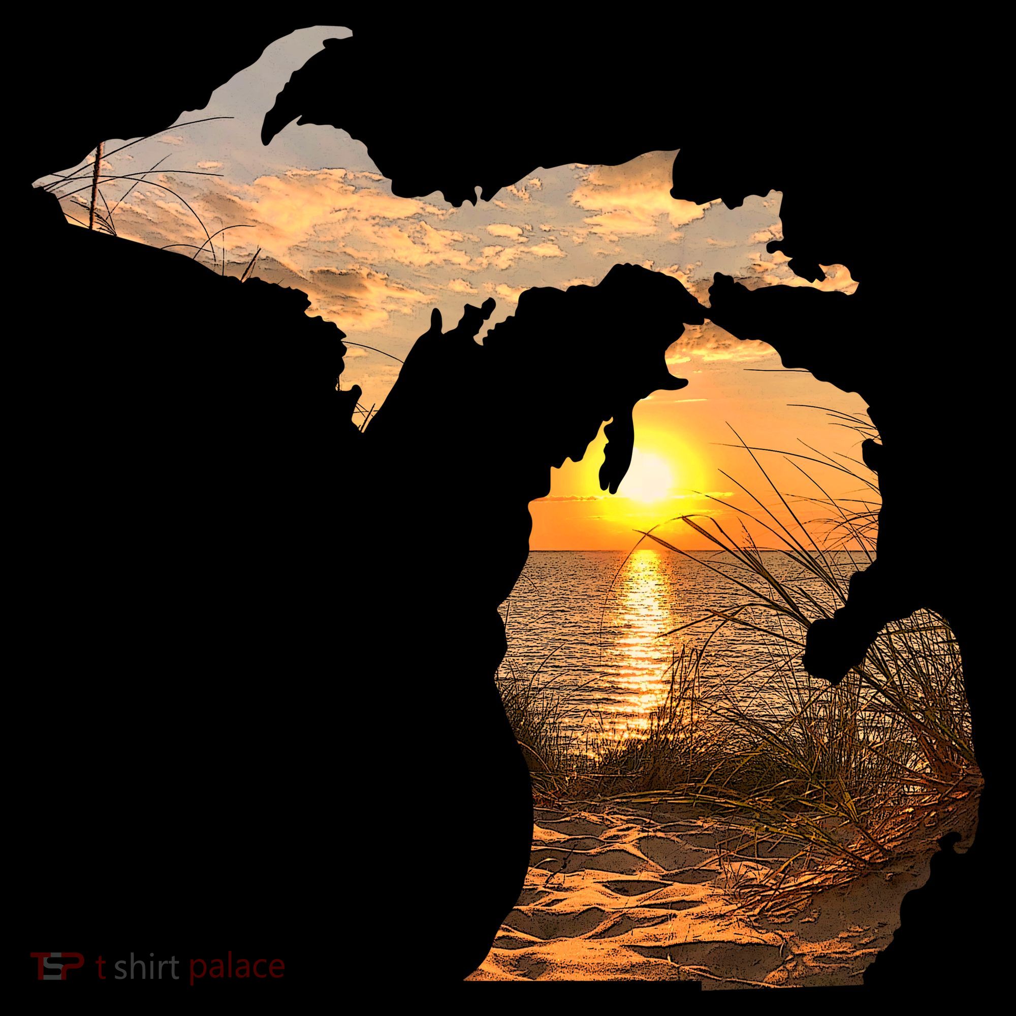 Michigan Sunset Lake Coffee Mug
