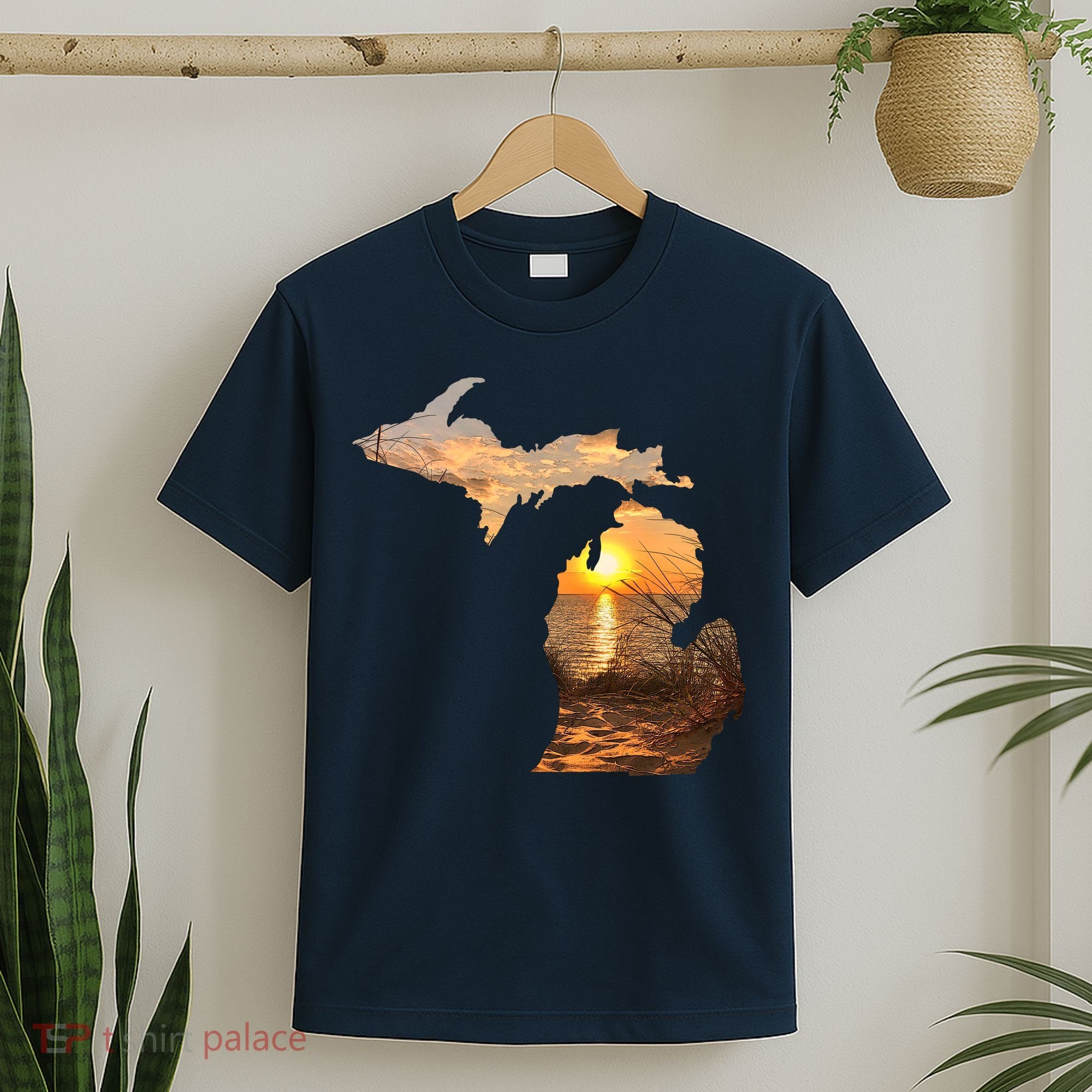 Michigan Sunset Lake T-Shirt