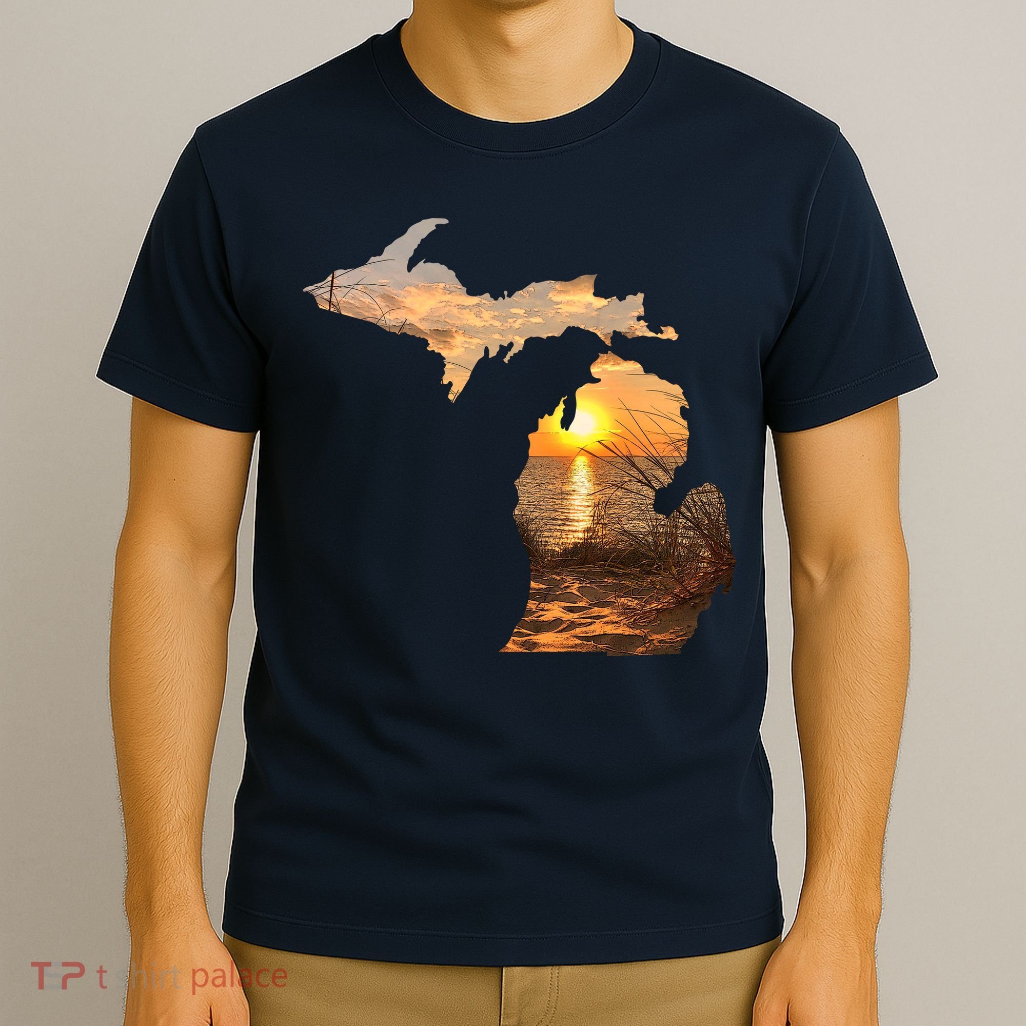Michigan Sunset Lake T-Shirt