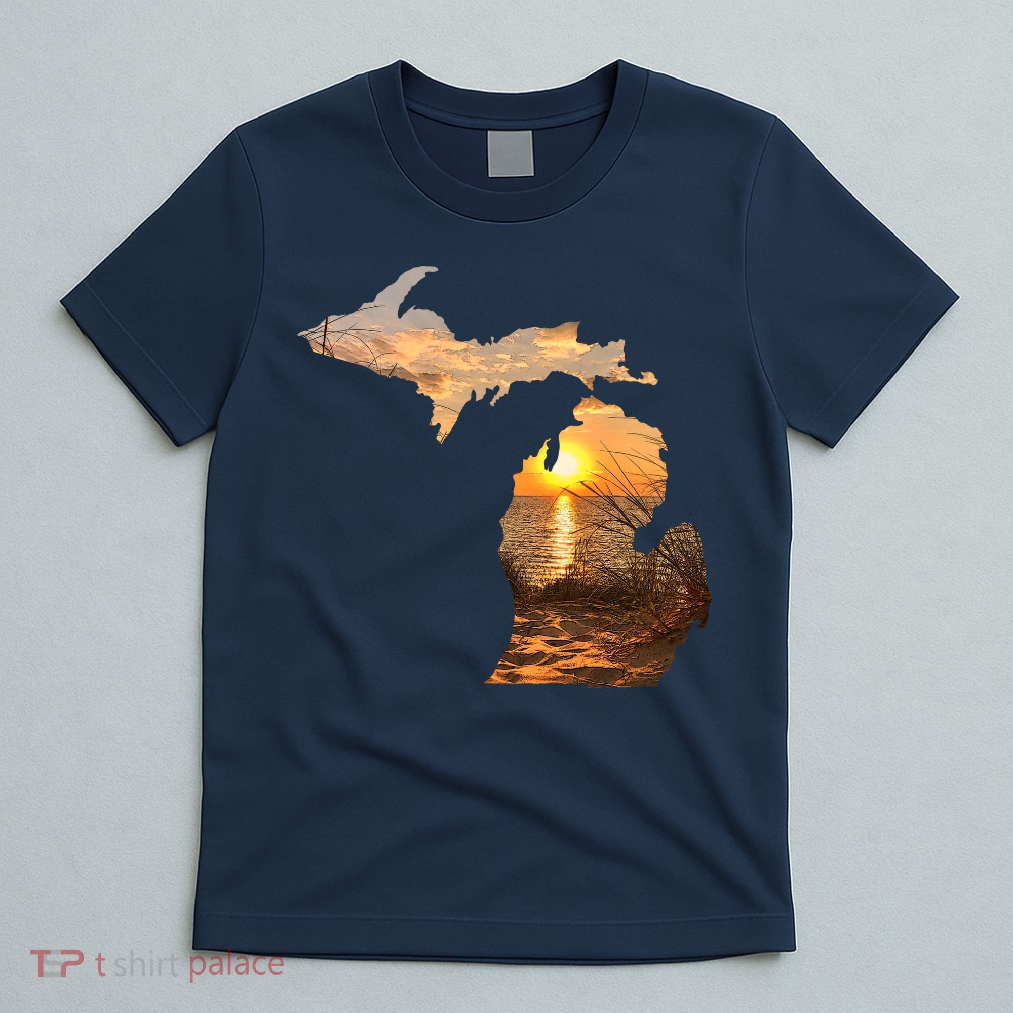Michigan Sunset Lake T-Shirt