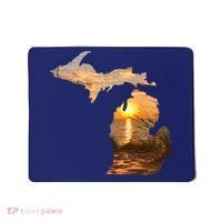 Michigan Sunset Lake Mousepad thumb 0