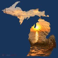 Michigan Sunset Lake Women's Tank Top thumb 5