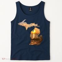 Michigan Sunset Lake Tank Top thumb 2