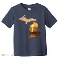 Michigan Sunset Lake Toddler T-Shirt thumb 0