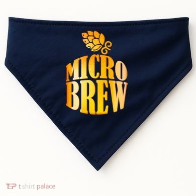 Micro Brew Matching Design USA-Made Doggie Bandana