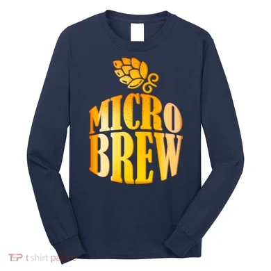 Micro Brew Matching Design Long Sleeve Shirt