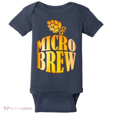 Micro Brew Matching Design Baby Bodysuit
