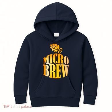Micro Brew Matching Design Kids Hoodie