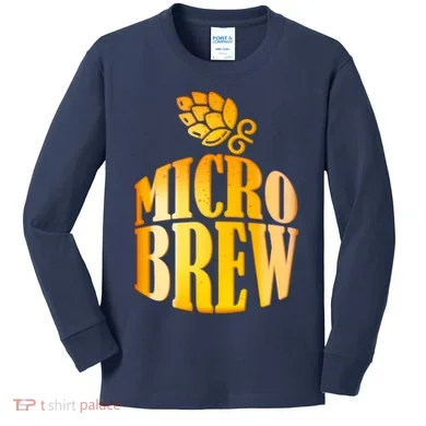 Micro Brew Matching Design Kids Long Sleeve Shirt