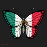 Mexican Independence Day Butterfly Women's Sweatshirt thumb 2