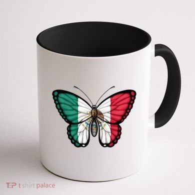 Mexican Independence Day Butterfly Coffee Mug back
