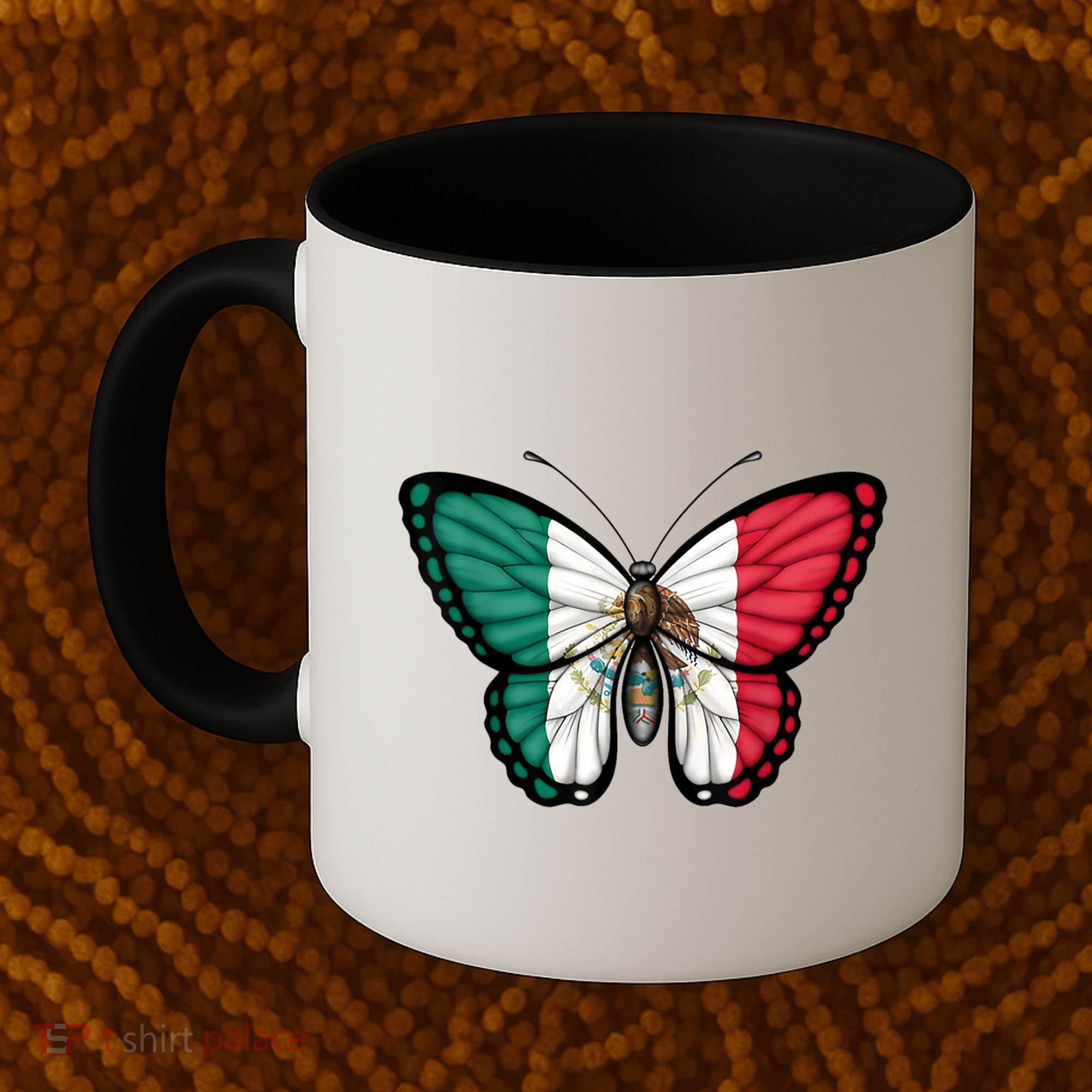 Mexican Independence Day Butterfly Coffee Mug