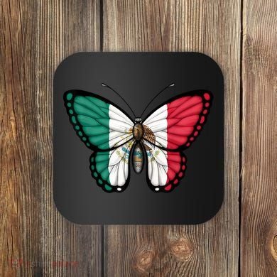 Mexican Independence Day Butterfly Coaster