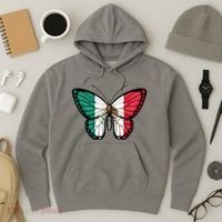 Mexican Independence Day Butterfly Hoodie thumb 3