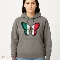 Mexican Independence Day Butterfly Hoodie thumb 5