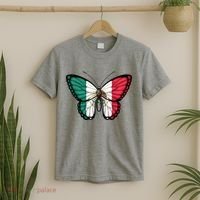 Mexican Independence Day Butterfly T-Shirt thumb 2