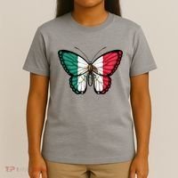 Mexican Independence Day Butterfly T-Shirt thumb 4