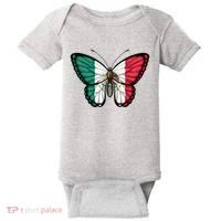 Mexican Independence Day Butterfly Baby Bodysuit thumb 0