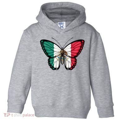 Mexican Independence Day Butterfly Toddler Hoodie