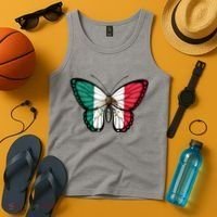 Mexican Independence Day Butterfly Tank Top thumb 4