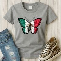 Mexican Independence Day Butterfly Women's T-Shirt thumb 3
