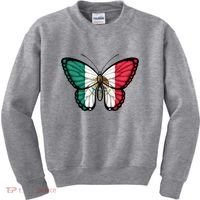 Mexican Independence Day Butterfly Kids Sweatshirt thumb 0