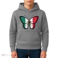 Mexican Independence Day Butterfly Kids Hoodie thumb 4