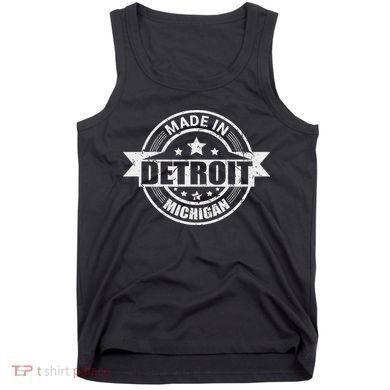 Made In Detroit Michigan Tank Top