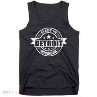 Made In Detroit Michigan Tank Top thumb 0