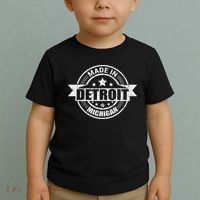 Made In Detroit Michigan Toddler T-Shirt thumb 2