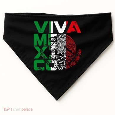 Mexican Independence Day Viva Mexico USA-Made Doggie Bandana