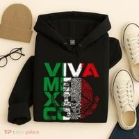 Mexican Independence Day Viva Mexico Hoodie thumb 4