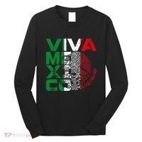 Mexican Independence Day Viva Mexico Long Sleeve Shirt thumb 0