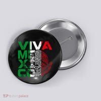 Mexican Independence Day Viva Mexico Button thumb 0