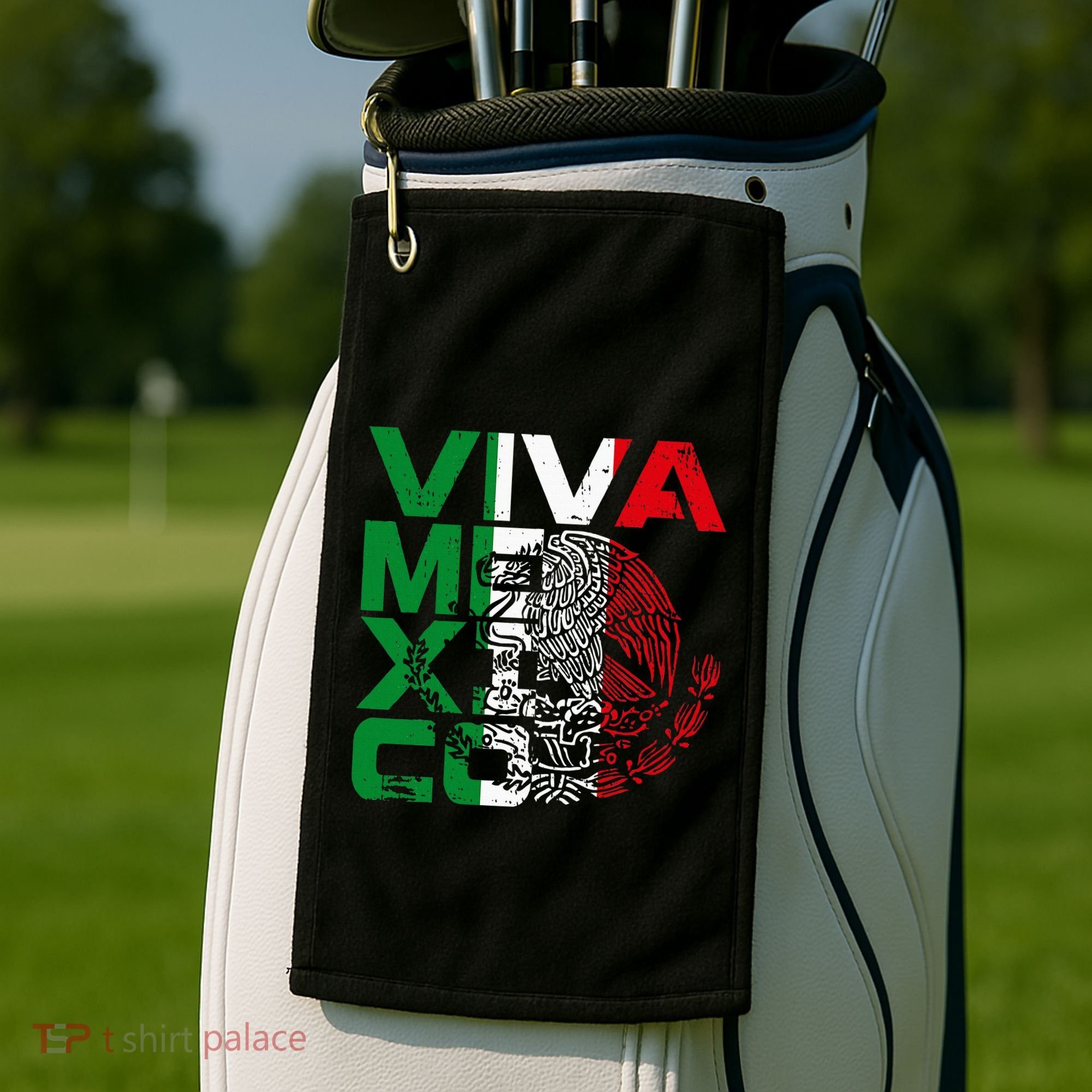 Mexican Independence Day Viva Mexico Golf Towel